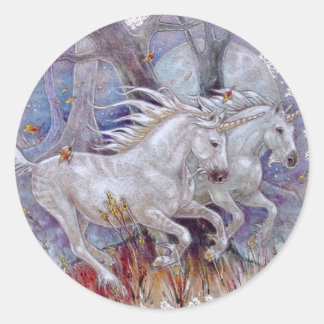 Aufkleber - Herbstlauf von Unicorn