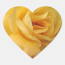 Aufkleber Herz rosa gelb