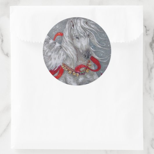 Aufkleber - Holiday Pegasus (Tasche)