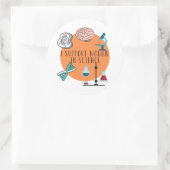 Aufkleber "I support women in science" - Packung m (Tasche)