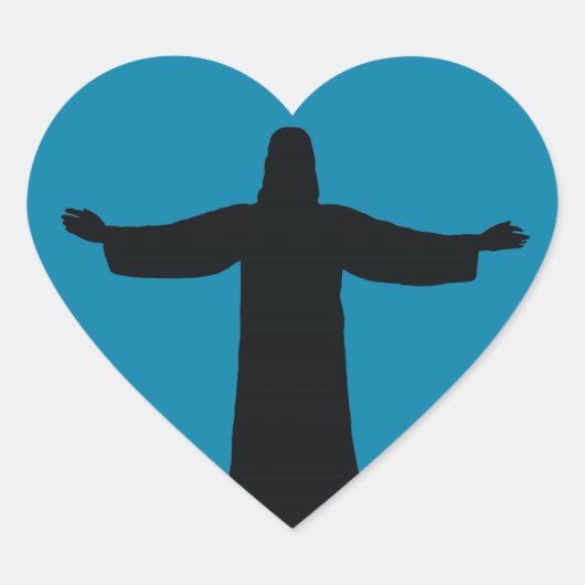 Aufkleber ich liebe jesu christus (Vorderseite)