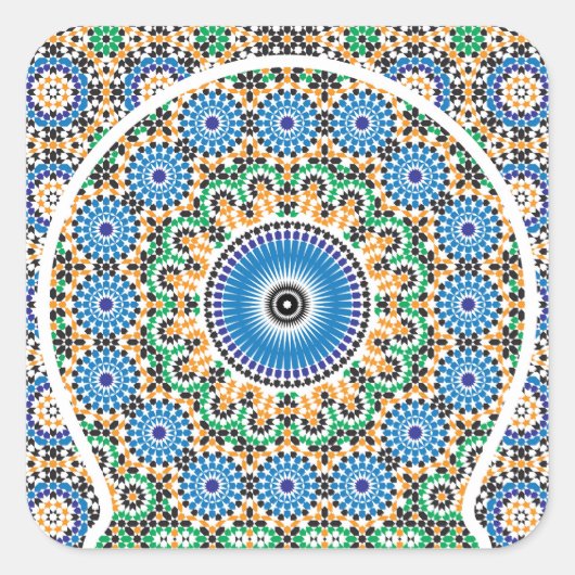 Aufkleber im marokkanischen Stil (Vorderseite)