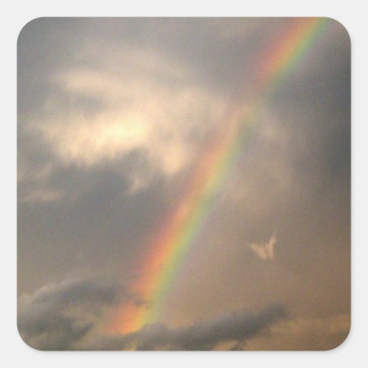 Aufkleber in das Licht (Blue Sky) (Vorderseite)