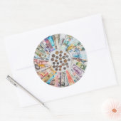 Aufkleber in Fremdwährung (Umschlag)