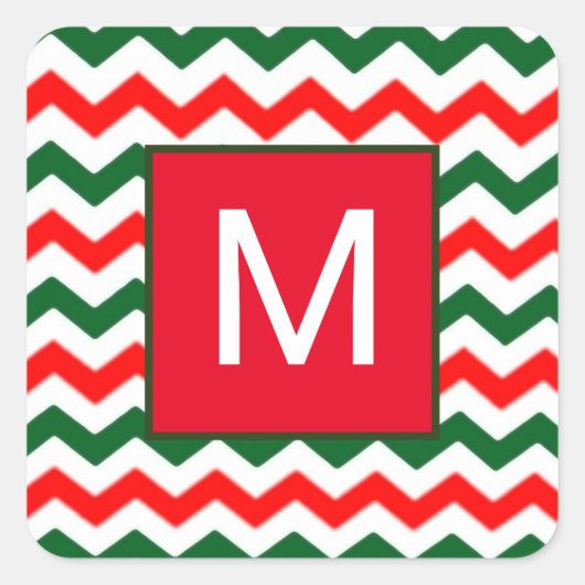 Aufkleber in Grün und Rot (Vorderseite)