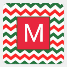 Aufkleber in Grün und Rot