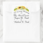 Aufkleber in Memoriam (Tasche)