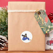 Aufkleber in Overalls