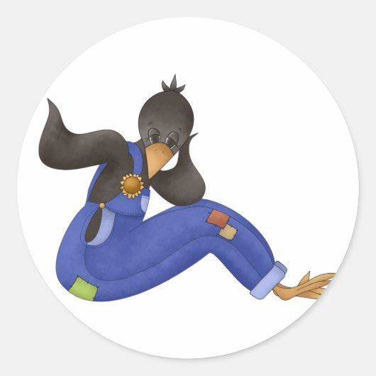 Aufkleber in Overalls (Vorderseite)