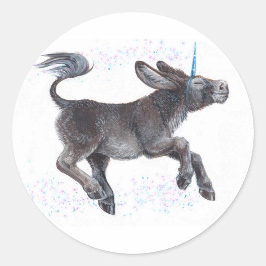Aufkleber "Inner Unicorn" (Vorderseite)
