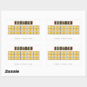 Aufkleber Irak 15 Monate mit 3 Kampagne Star (Blatt)