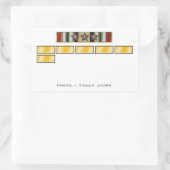 Aufkleber Irak 6 Monate mit 3 Wahlkampfstar (Tasche)