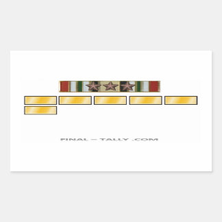 Aufkleber Irak 6 Monate mit 3 Wahlkampfstar