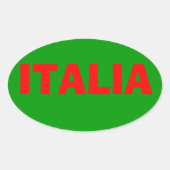Aufkleber "Italia" (Vorderseite)