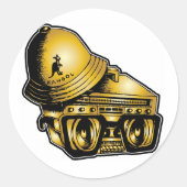 Aufkleber "Johnny 5". (Vorderseite)