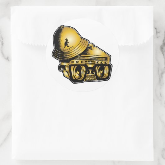 Aufkleber "Johnny 5". (Tasche)