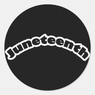 Aufkleber: Juneteenth Runder Aufkleber