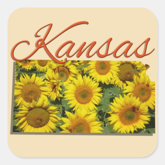 Aufkleber - KANSAS (Vorderseite)