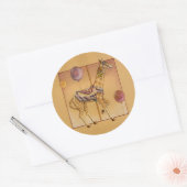 Aufkleber - Karousel Giraffe (Umschlag)