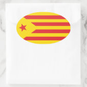 Aufkleber Katalanische Flagge "Serenya" (Tasche)