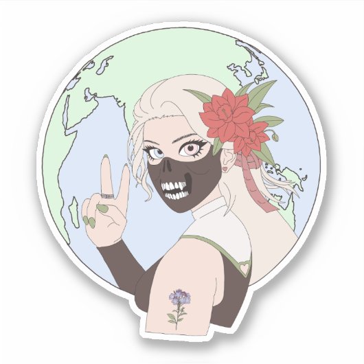 Aufkleber Ki 3 (Erde) (Vorderseite)