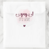 Aufkleber, klassische Rundkleber. Runder Aufkleber (Tasche)