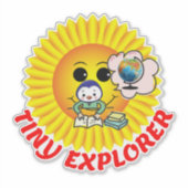 Aufkleber, kleines Küken Aufkleber (Vorderseite)