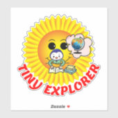 Aufkleber, kleines Küken Aufkleber (Blatt)