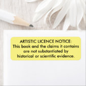 Aufkleber "Künstliche Lizenz" für Bibeln (Insitu)