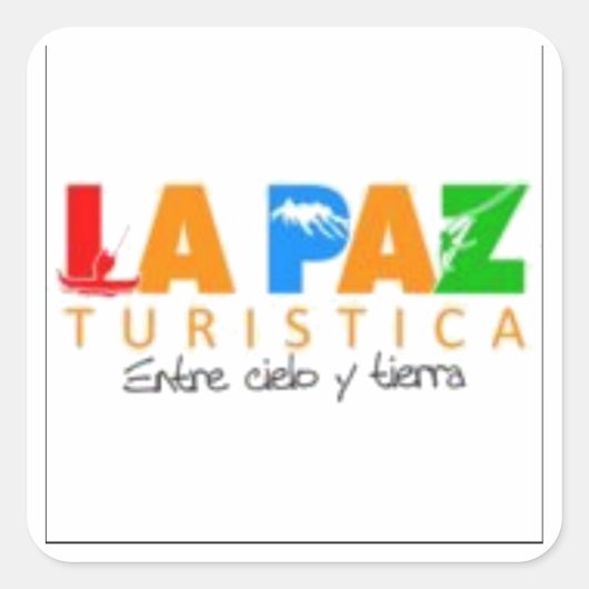 Aufkleber La Paz touristisch (Vorderseite)