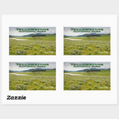 Aufkleber: Lamar Valley #2 (Rectangle) Rechteckiger Aufkleber (Blatt)