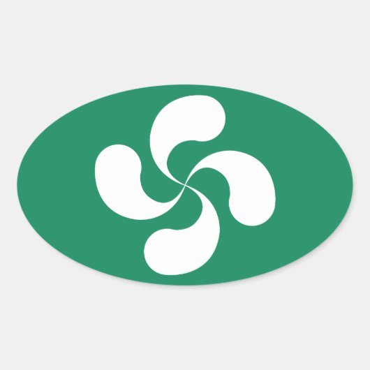 Aufkleber "Lauburu" (Vorderseite)