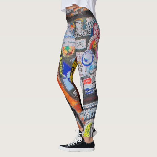 Aufkleber Leggings (Links)