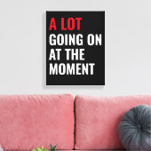 Aufkleber Leinwanddruck (Insitu (Wohnzimmer))