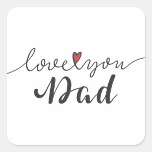 Aufkleber Liebe-Sie Vater-glücklicher des