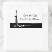 Aufkleber "Livin' the Life" (Tasche)