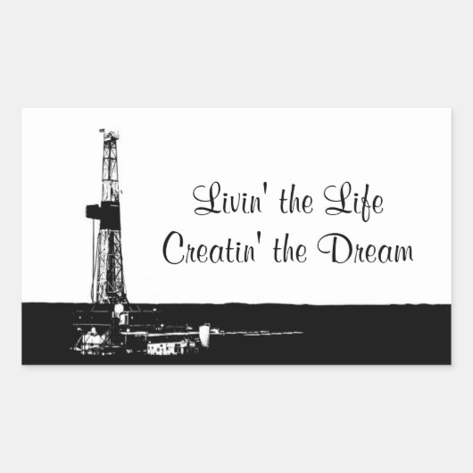 Aufkleber "Livin' the Life" (Vorderseite)