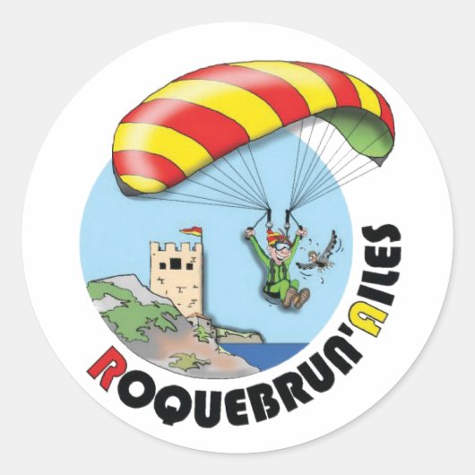 Aufkleber Logo (Roquebrun'Flügel) (Vorderseite)