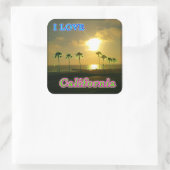 Aufkleber "Lovely California 2" (Tasche)