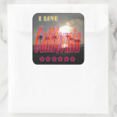 Aufkleber "Lovely California 3" (Tasche)