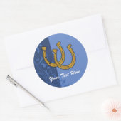 Aufkleber - Lucky Horseshoe Floral (Umschlag)