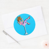 Aufkleber - Mädchen in einem Martini-Glas, Lil' Re (Umschlag)