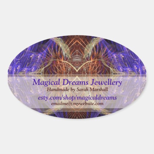 Aufkleber "Magic Dreams Artistic Shop" (Vorderseite)