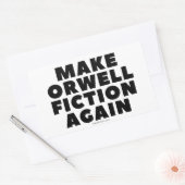 Aufkleber "Make Orwell Fiktion Again" (Umschlag)