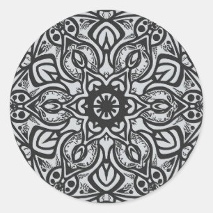 Aufkleber, Mandala-Art-Design-Aufkleber, ortsfeste Runder Aufkleber