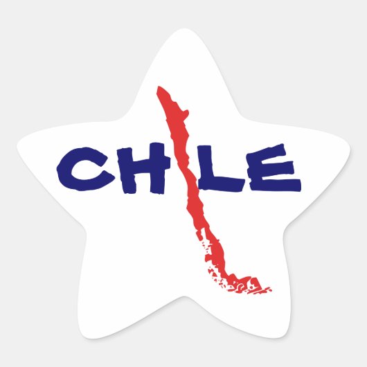 Aufkleber Mapa Chile 2 (Vorderseite)