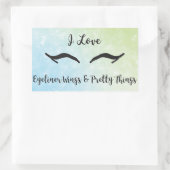 Aufkleber, Matte, 4,5 x 2,7 Zoll (Blatt o Rechteckiger Aufkleber (Tasche)