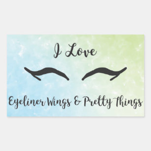 Aufkleber, Matte, 4,5 x 2,7 Zoll (Blatt o Rechteckiger Aufkleber