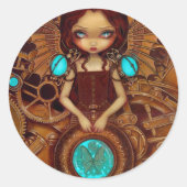 Aufkleber "Mechanischer Engel I" (Vorderseite)