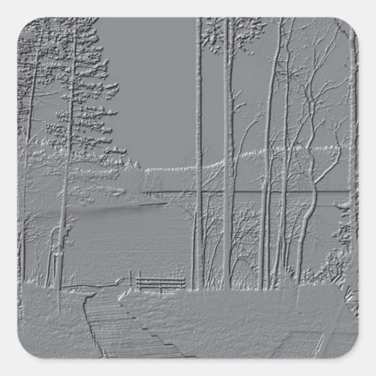 Aufkleber "Metallic Nature" (Vorderseite)